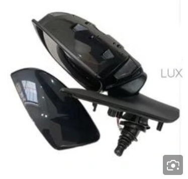آینه بغل پژو 207 دستی. سمت چپ اصلی با راهنما