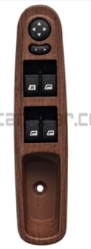 قاب و کلید شیشه بالابر چپ پژو پارس طرح چوب نور سفید