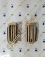 دریچه هوای بخاری کولر کنسول پژو پارس جدید رنگ کرم روشن دریچه عقب کنسول وسط پژو پارس(جفت چپ و راست)