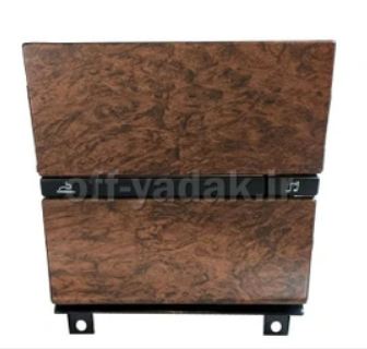پنل ضبط و جا سیگاری پژو پارس طرح چوب مات اصلی