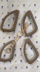 زه دور دستگیره درب بازکن پژو پارس پژو 405 جدید کرم تیره قاب دستگیره پژو پارس پژو 405 جدید بژ تیره اصلی(ست چهارتایی)